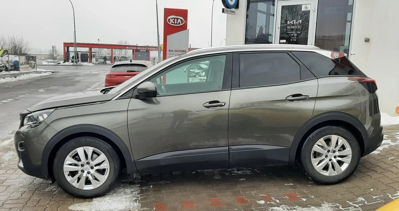 Peugeot 3008 cena 86900 przebieg: 44294, rok produkcji 2019 z Konin małe 254